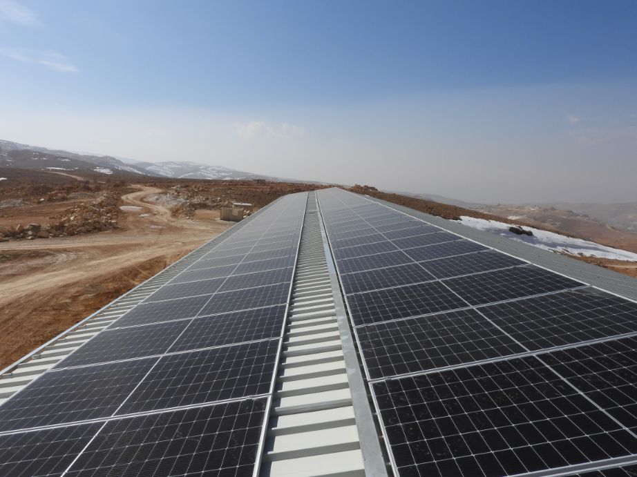 Installation of PV Solar System for Arsal Waste Water Recycling Plant