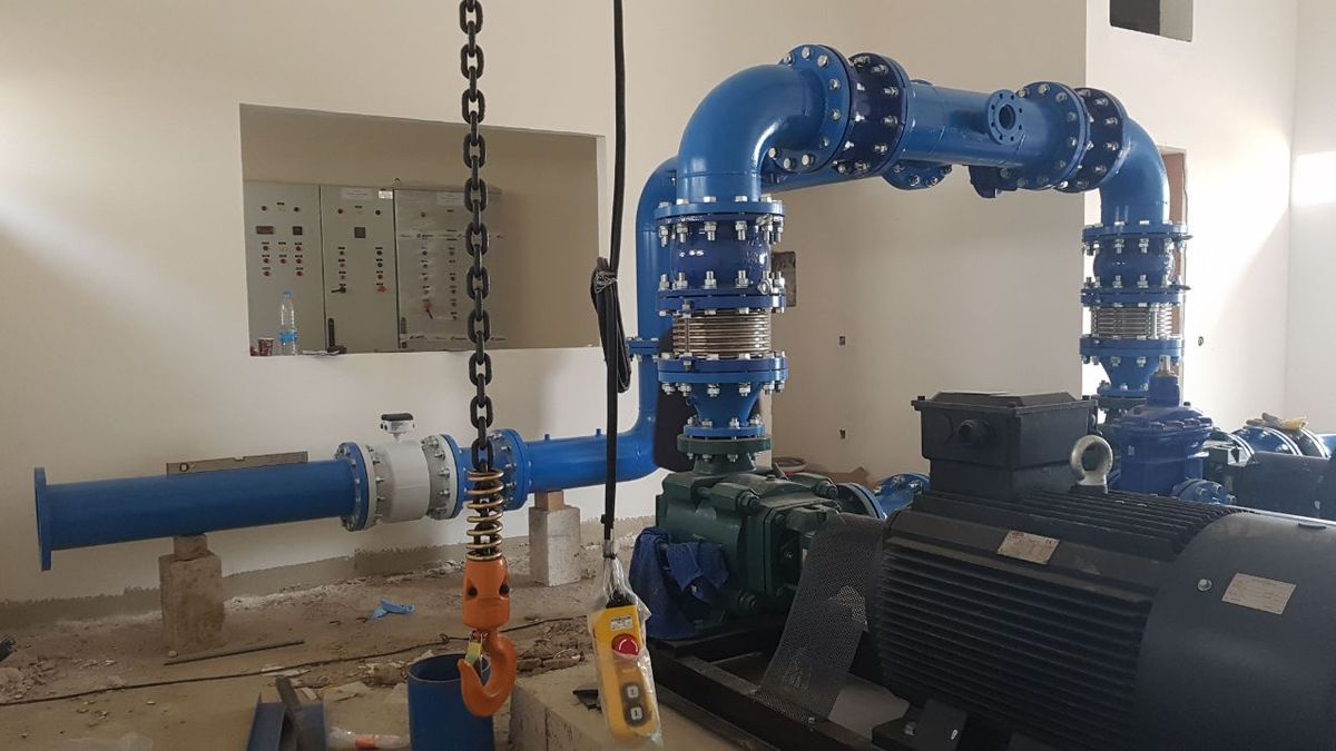 Construction of Aramoun Sud Bas Booster Pumping Station