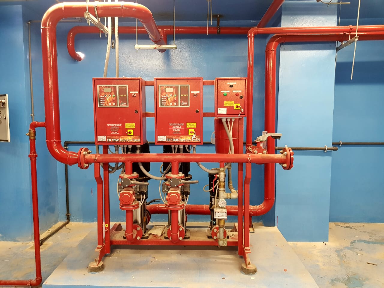 Supply and Installation of EN12845 Fire Fighting Unit for Nerve Disease Hospital