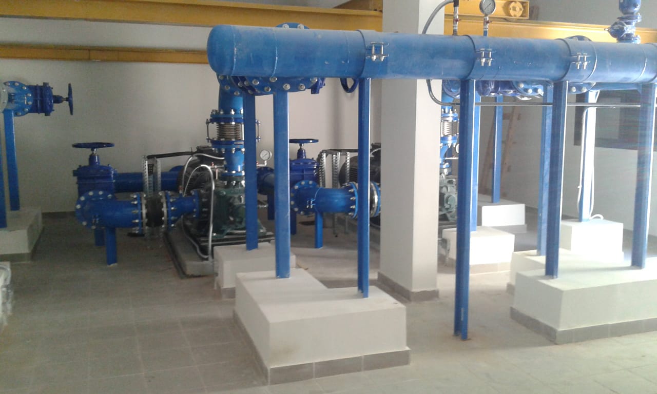 Construction of Qobbe Bas 1 - Qobbe Haut Booster Pumping Station 